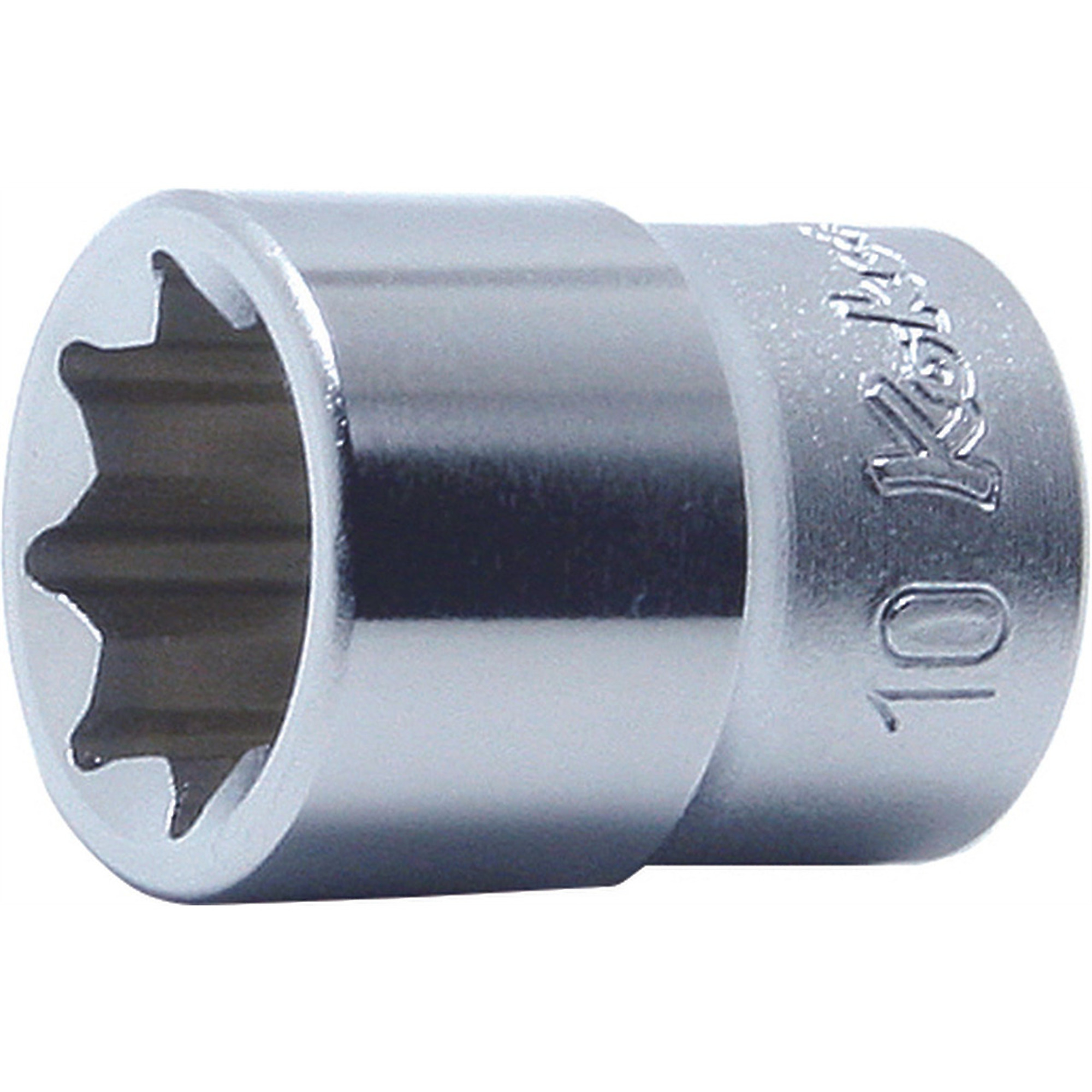 Ko-ken USA 1/4in. Sq. Dr. TORX E10 Socket — 22mm Length, Model# KKN2425-E10